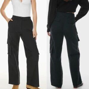 Wilfred Free Cargo Pants 4/28 Black Baggy Streetwear Gorpcore Relaxed Loose Fit